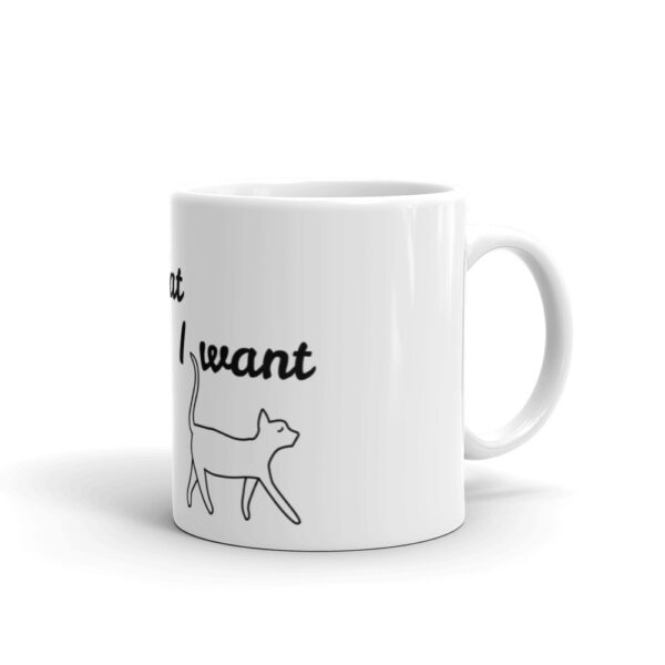 Kaffeebecher Katzenmotiv “I do what I want”