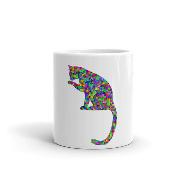 Tasse Katzenmotiv "Bunte Katze" aus Keramik