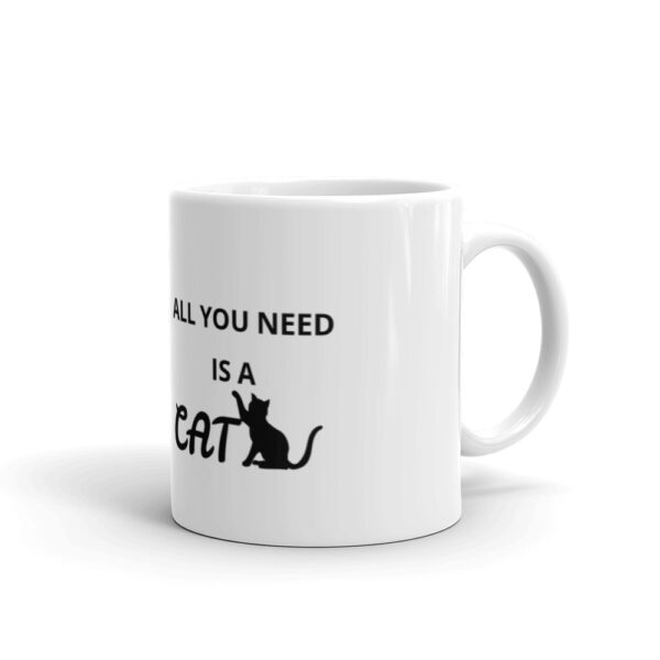 Tasse mit Katzenmotiv “All you need is a cat”