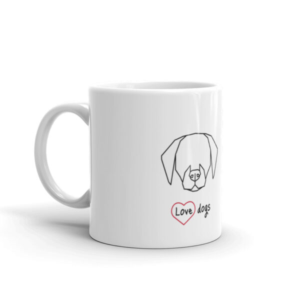 Tasse mit Hundemotiv “Love dogs”