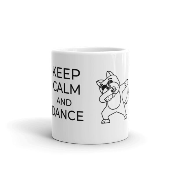 Tasse Katze lustig "Keep calm and dance" aus Keramik