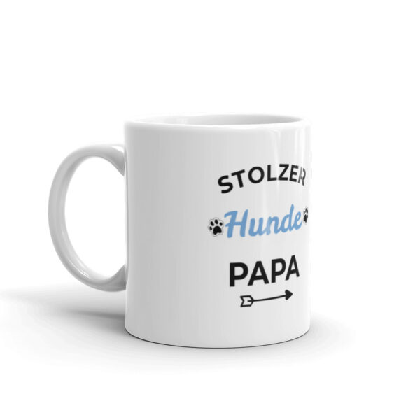 Kaffeebecher mit Hundemotiv "Stolzer Hundepapa" aus Keramik