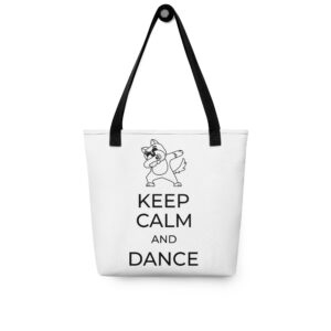 Stoffbeutel Katze “Keep calm and dance”