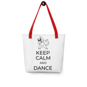 Stoffbeutel Katze “Keep calm and dance”