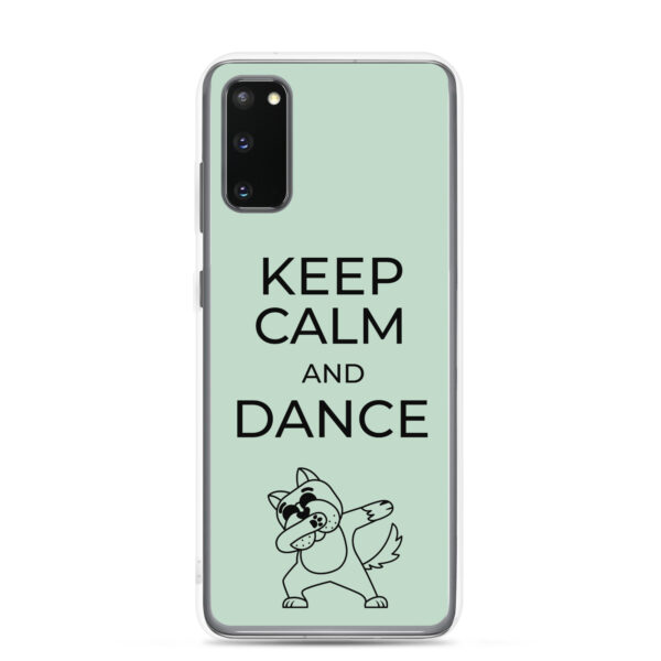 Keep Calm Handyhülle Samsung "Keep Calm and Dance" auf Samsung-Smartphone