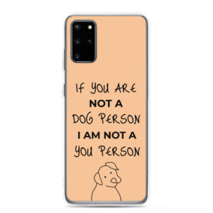 Handytasche mit Hundemotiv “If you are not a dog person”