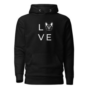 Hoodie mit Hund – Love Dog Kapuzenpullover