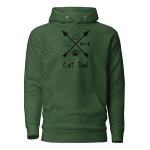 Cat Dad Hoodie – Kapuzenpullover für Katzenliebhaber