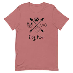 T-Shirt Katzenmotiv – Dog Mom Unisex-T-Shirt