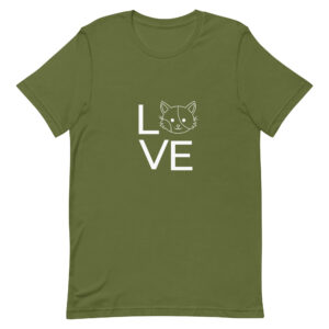 Shirt Katzenmotiv – Love Cat Unisex-T-Shirt